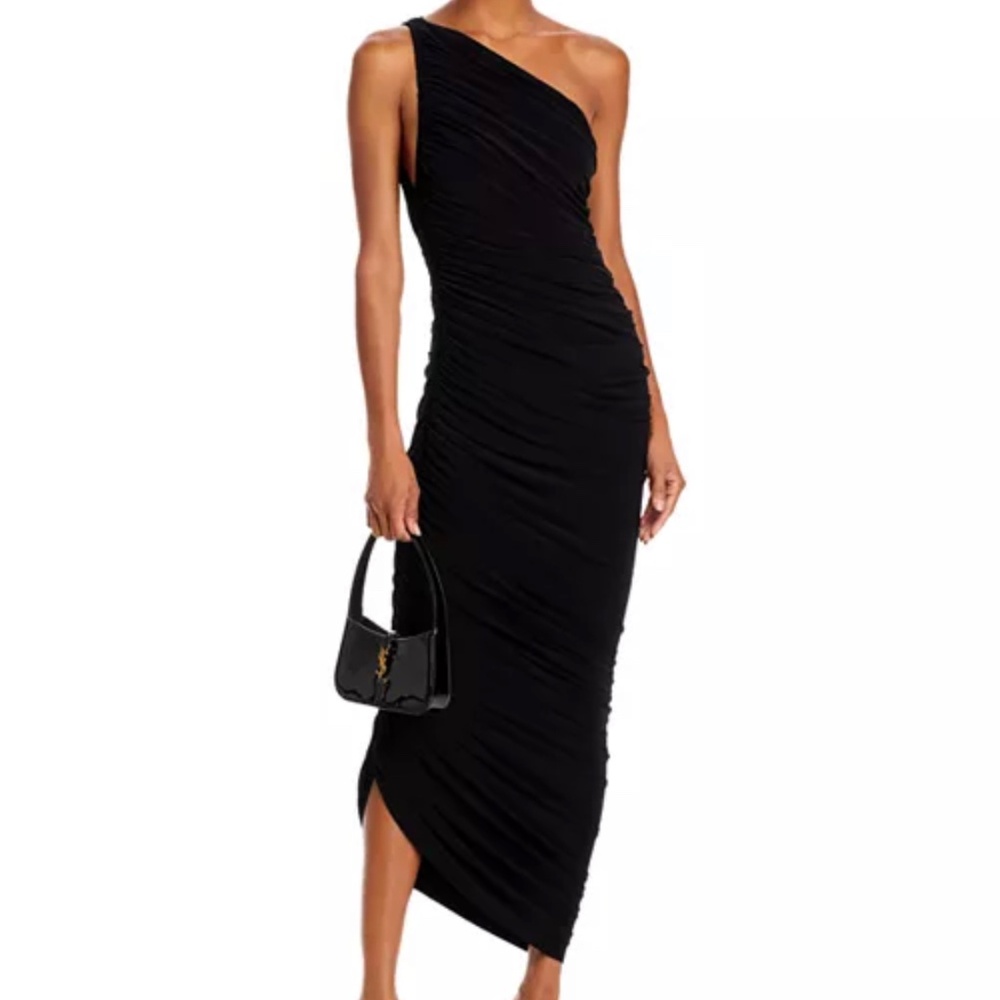 Norma Kamali Diana Gown - Size XS Black